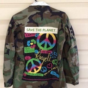 REFASHIONED UPCYCLED CAMO JACKET